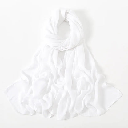 Soft Cotton Hijab for Women | Elegant Muslim Headscarf | 44 Colors | 190×85cm