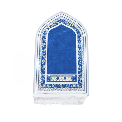 Portable Travel Prayer Mat – Thick Soft Non-Slip Muslim Rug | 35×60cm | 7 Colors & Prints