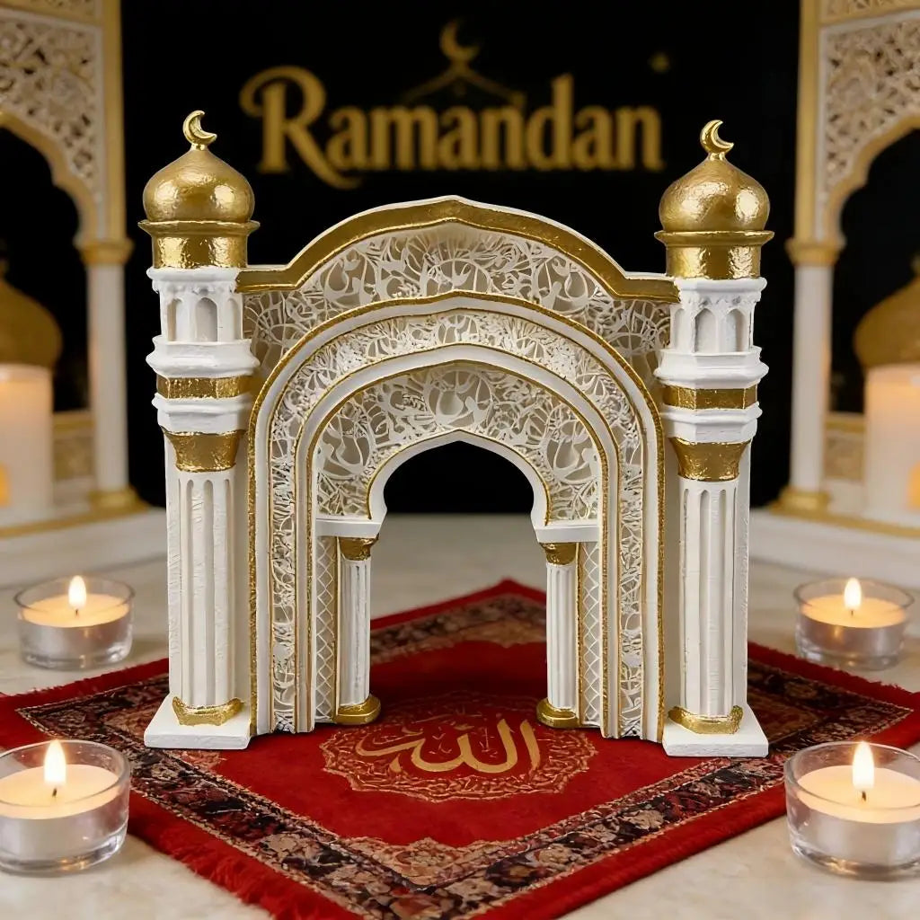 Mosque Arch Ornament – Islamic Ramadan & Eid Home Decor