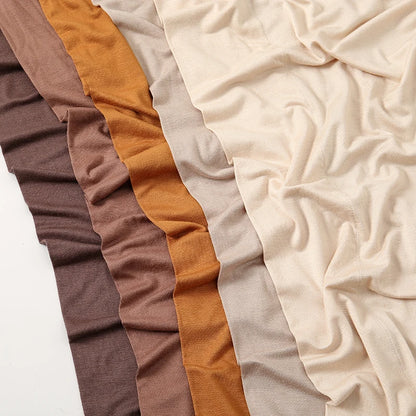 Jersey Triangle Hijab Scarf – Soft Solid Color Shawl & Head Wrap (Single & 2-Piece Sets)