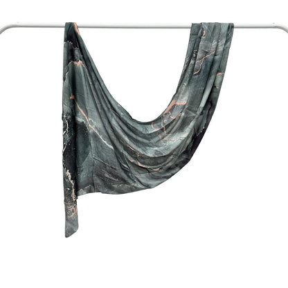 Patterned Voile Hijab Scarf - 170x70cm Modal Headscarf