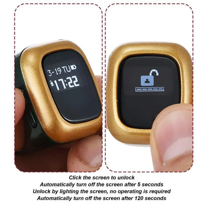 Smart Digital Prayer Counter Ring – Zikr & Tasbih Finger Counter with Time Display | S, M & L