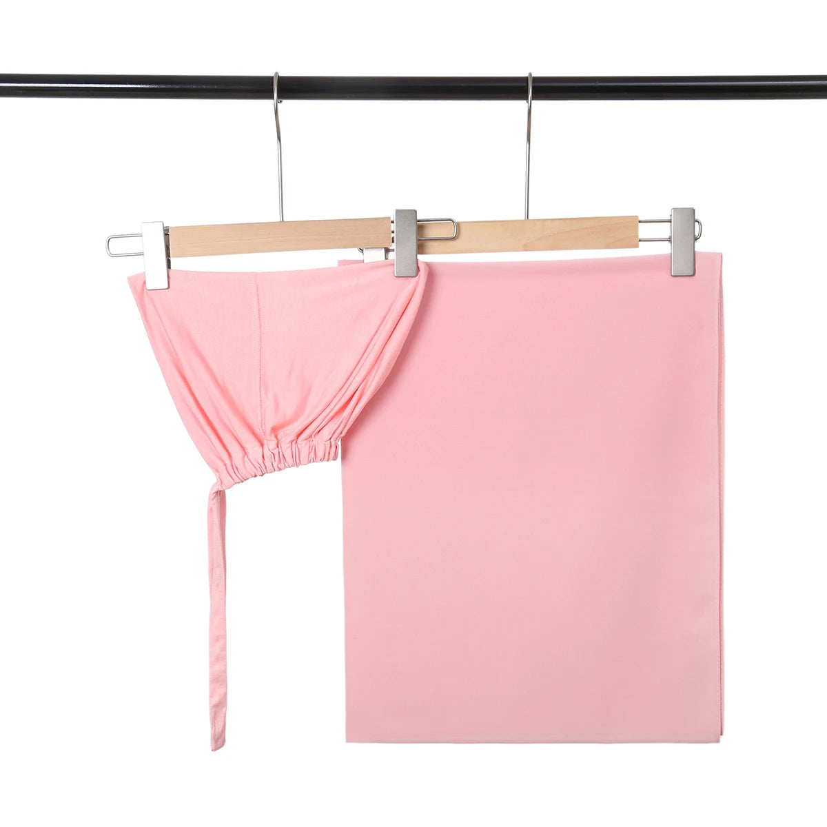 2-Piece Chiffon Hijab & Matching Undercap Set – Plain Shawl with Inner Cap for Women | 42 Colors