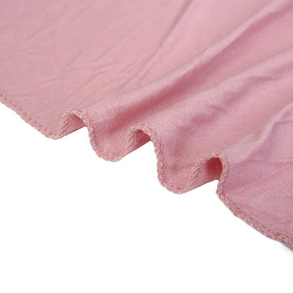 Jersey Hijab Scarf - 170x60cm Solid Color Stretch Polyester Shawl