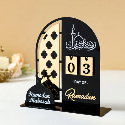 Ramadan Countdown Calendar – Eid Mubarak Home Decoration Ornament