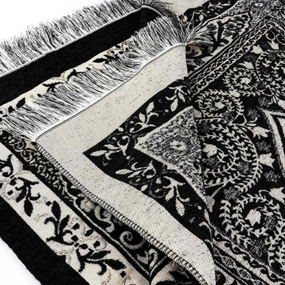 Soft Islamic Prayer Mat – Geometric Pattern Prayer Rug | Machine Washable | Eid Gift