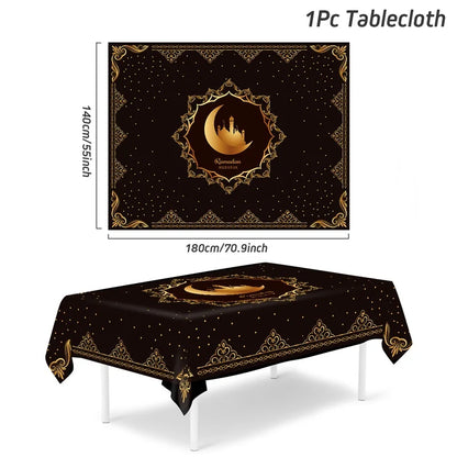 Ramadan Table Runner – Islamic Home & Party Decoration