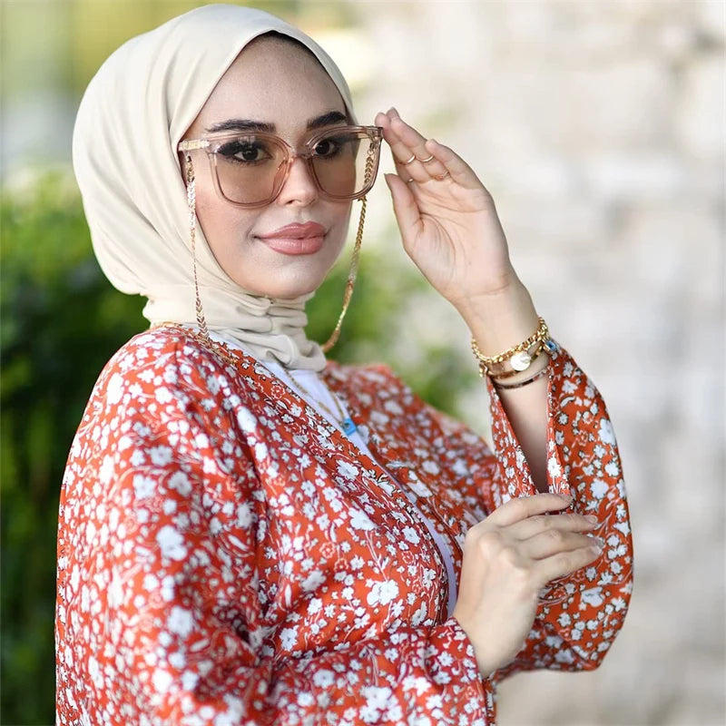 Modal Cotton Hijab Underscarf - Solid Color Turban Cap