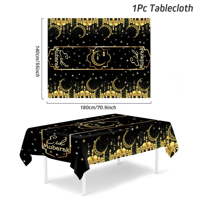 Ramadan Table Runner – Islamic Home & Party Decoration