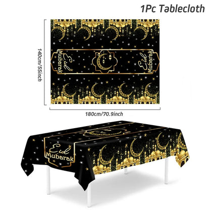Ramadan Table Runner – Islamic Home & Party Decoration