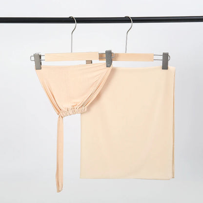 2-Piece Chiffon Hijab & Matching Undercap Set – Plain Shawl with Inner Cap for Women | 42 Colors