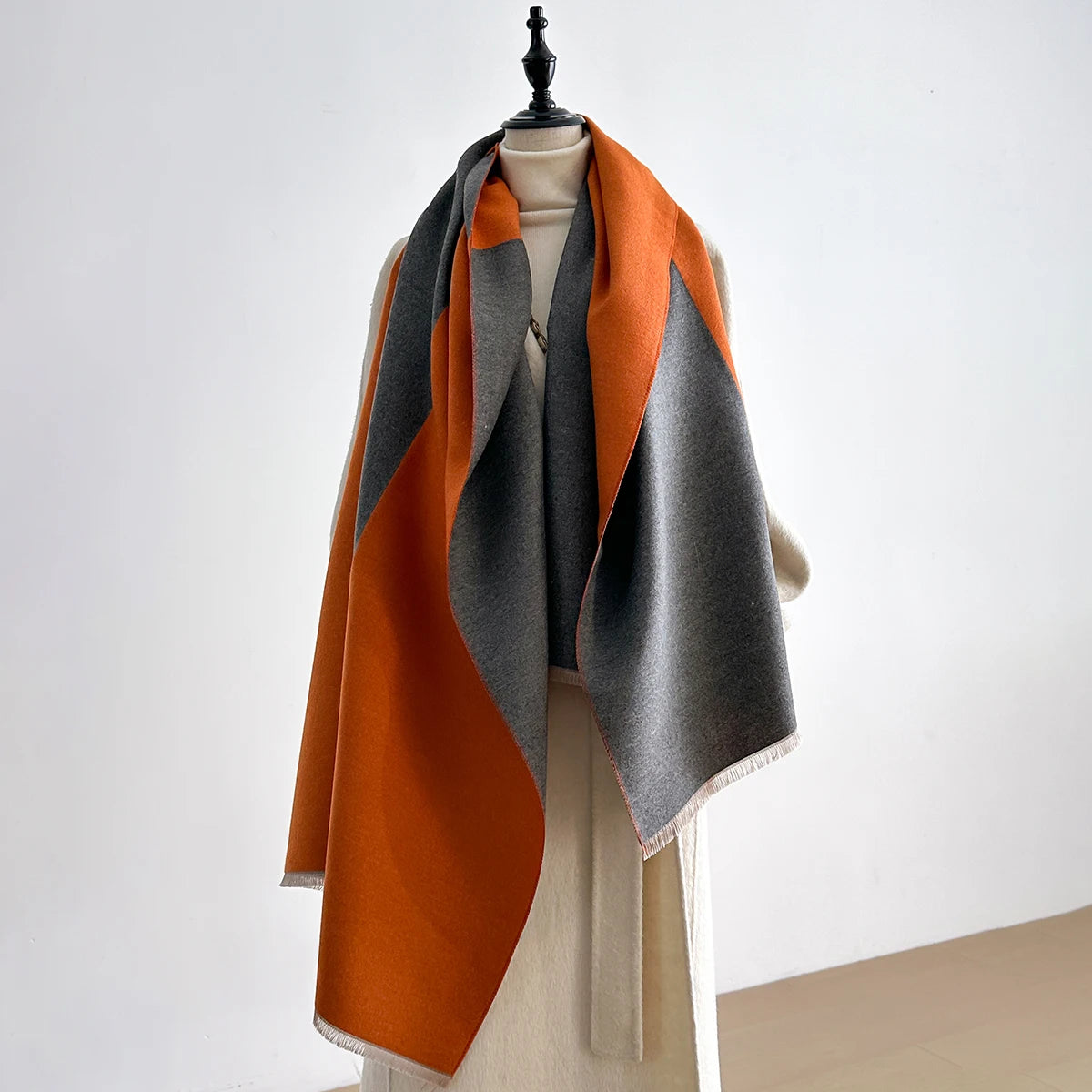 Women's Winter Pashmina Scarf & Shawl | Soft Cashmere-Like Hijab Wrap | 5 Colors