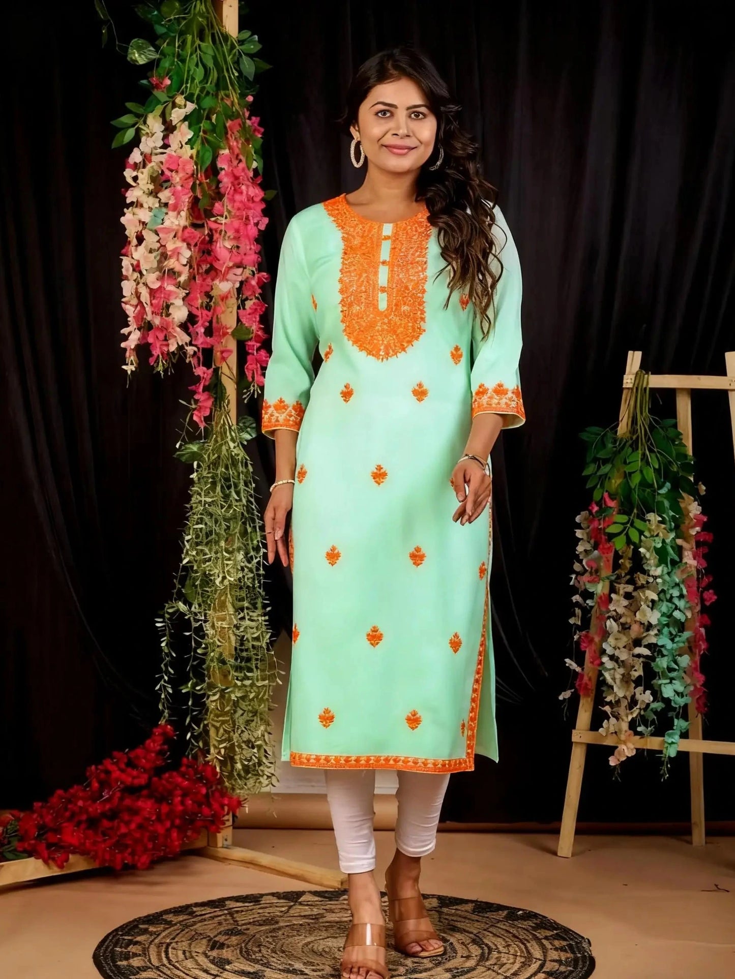 Women's Straight-Cut Abaya – Casual Modest Dress