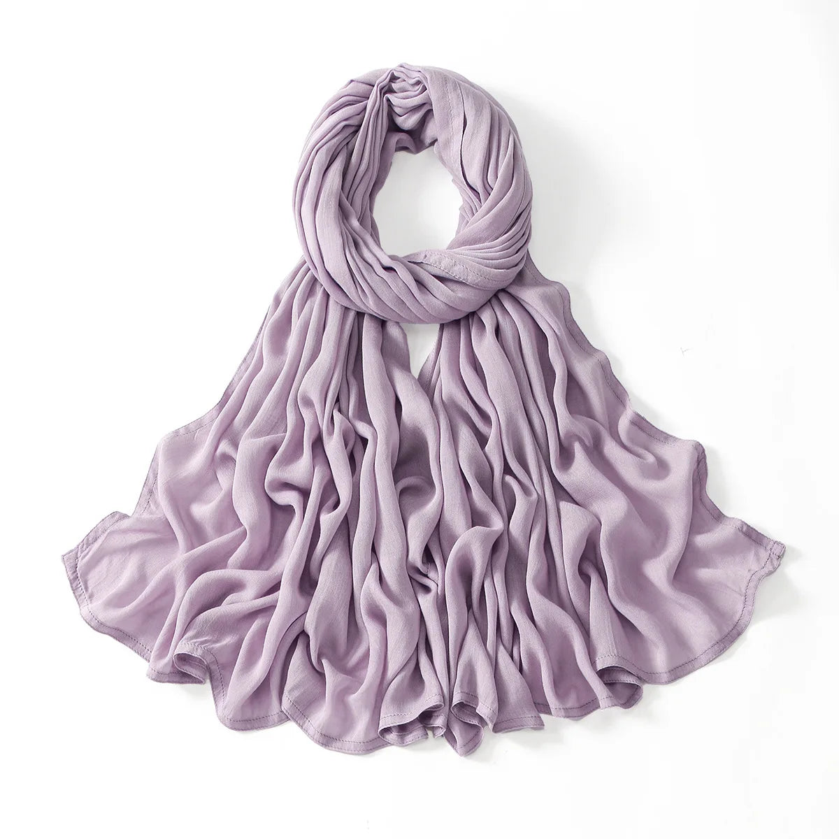 Soft Cotton Hijab for Women | Elegant Muslim Headscarf | 44 Colors | 190×85cm