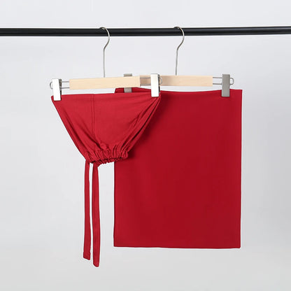 2-Piece Chiffon Hijab & Matching Undercap Set – Plain Shawl with Inner Cap for Women | 42 Colors