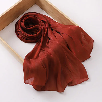 Premium Chiffon Hijab Scarf for Women | Soft Long Veil & Shawl | 20 Colors