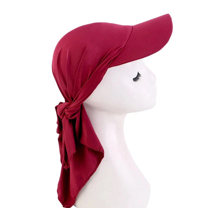 Women's Instant Hijab Cap – Slip-On Turban Bonnet