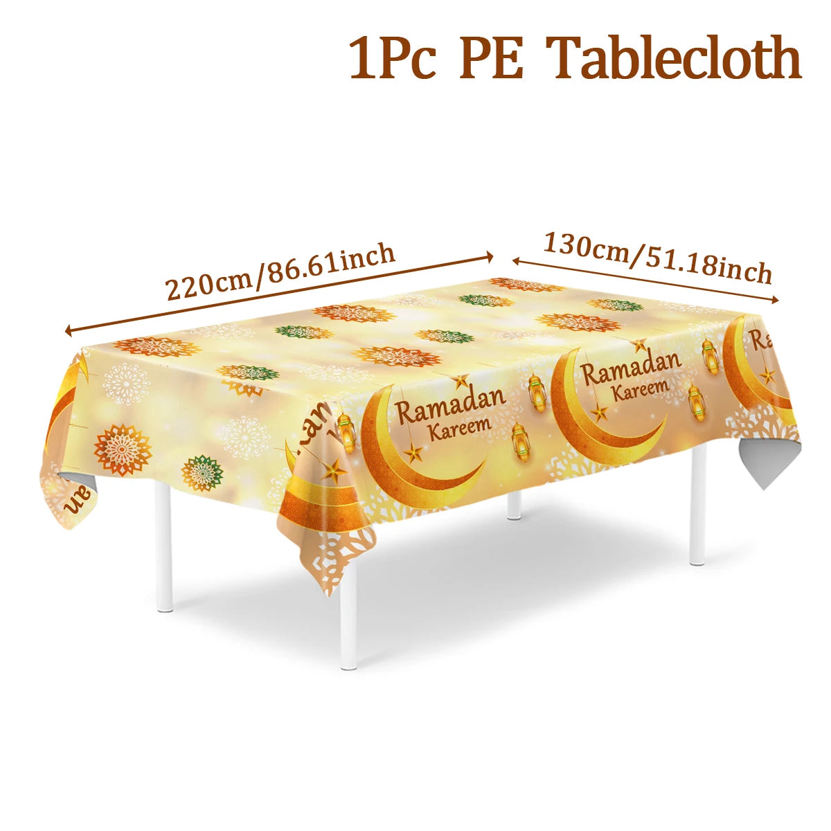 Ramadan Table Runner – Islamic Home & Party Decoration