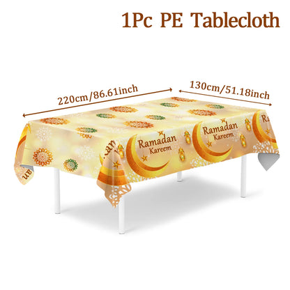 Ramadan Table Runner – Islamic Home & Party Decoration