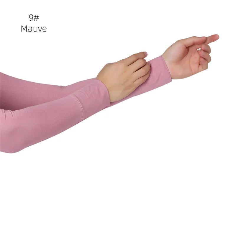 Modest Arm Cover Sleeves for Women – Cotton-Spandex Hijab Undersleeves (10 Colors)