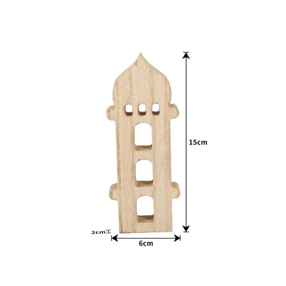 Ramadan Wooden Ornament – Islamic Home Decoration