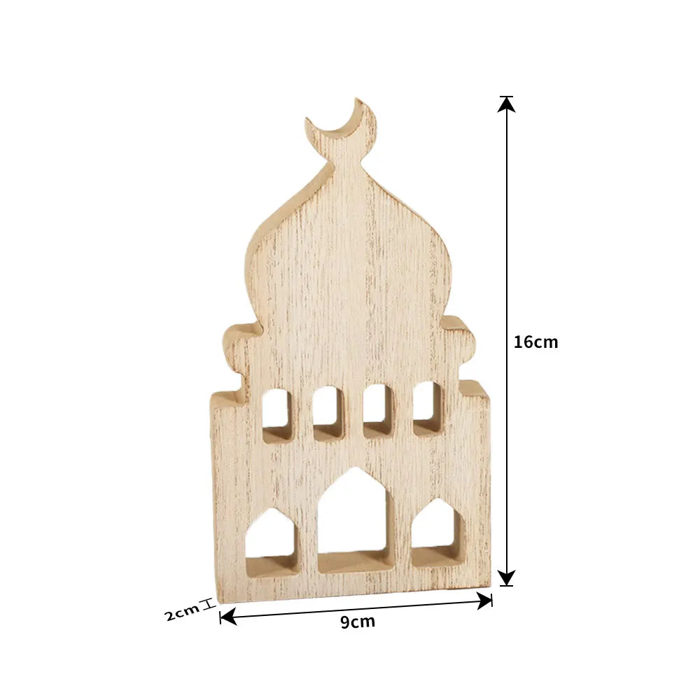 Ramadan Wooden Ornament – Islamic Home Decoration