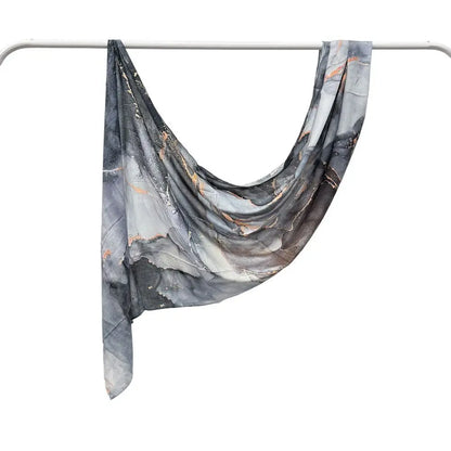 Patterned Voile Hijab Scarf - 170x70cm Modal Headscarf