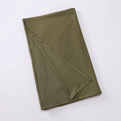 Jersey Instant Hijab – Plain Scarf, 180 × 70 cm