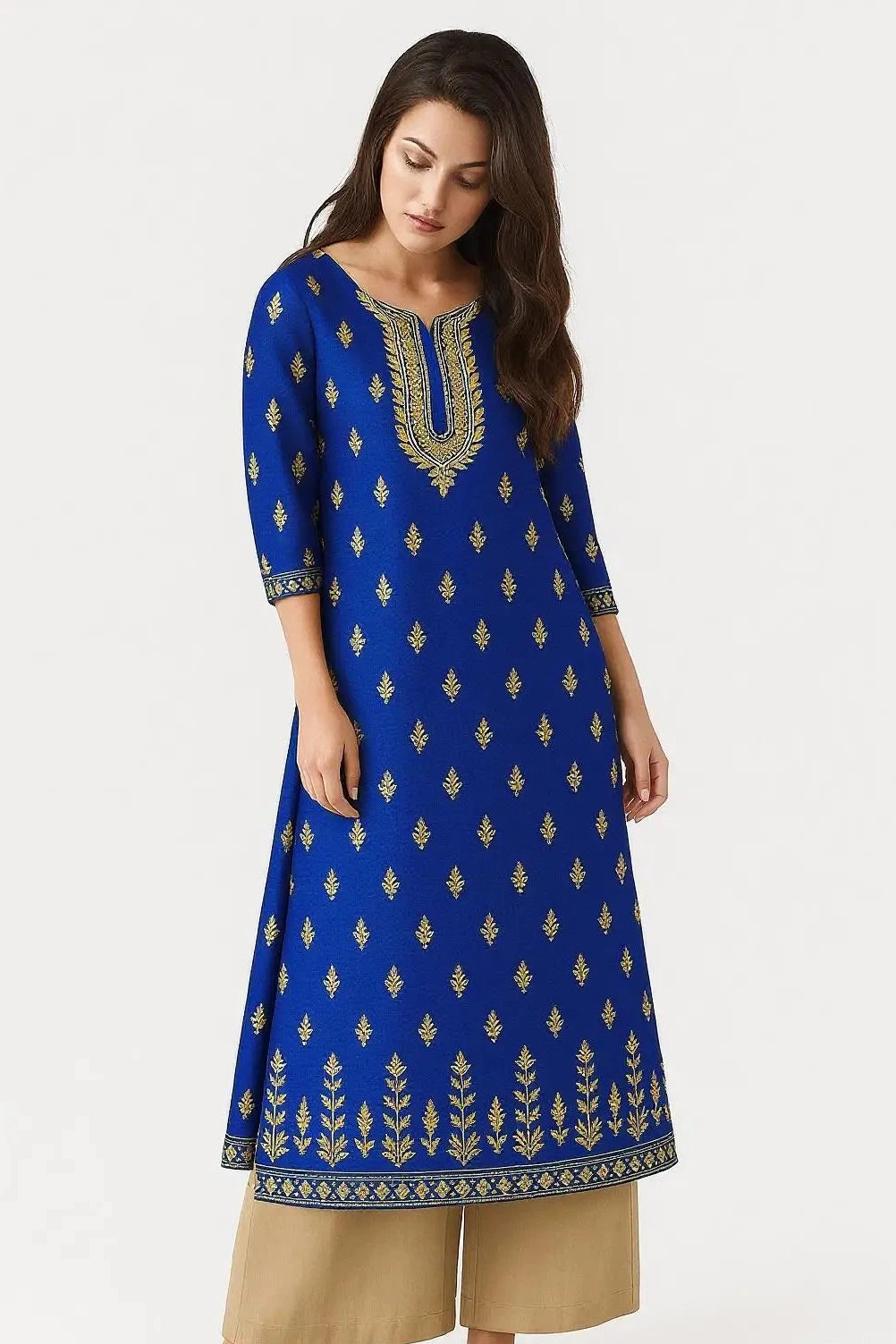 Women's Straight-Cut Abaya – Casual Modest Dress