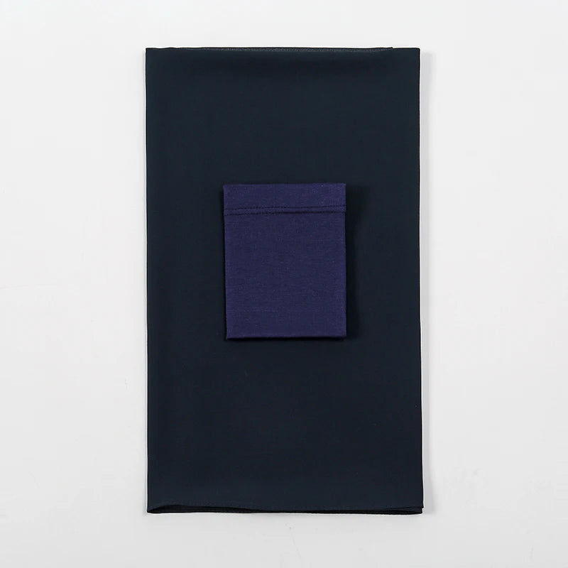 2-Piece Chiffon Hijab & Matching Undercap Set – Plain Shawl with Inner Cap for Women | 42 Colors