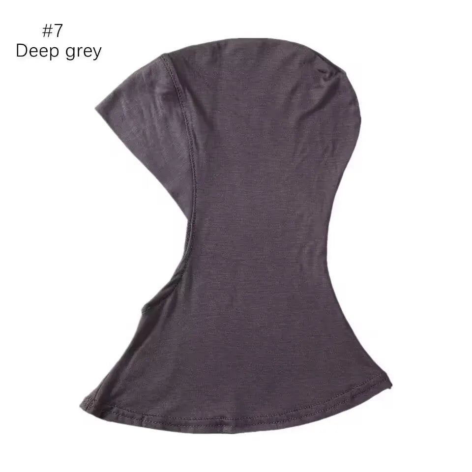 Modal Underscarf Inner Hijab Cap – Soft Stretch Veil for Women (12 Colors)