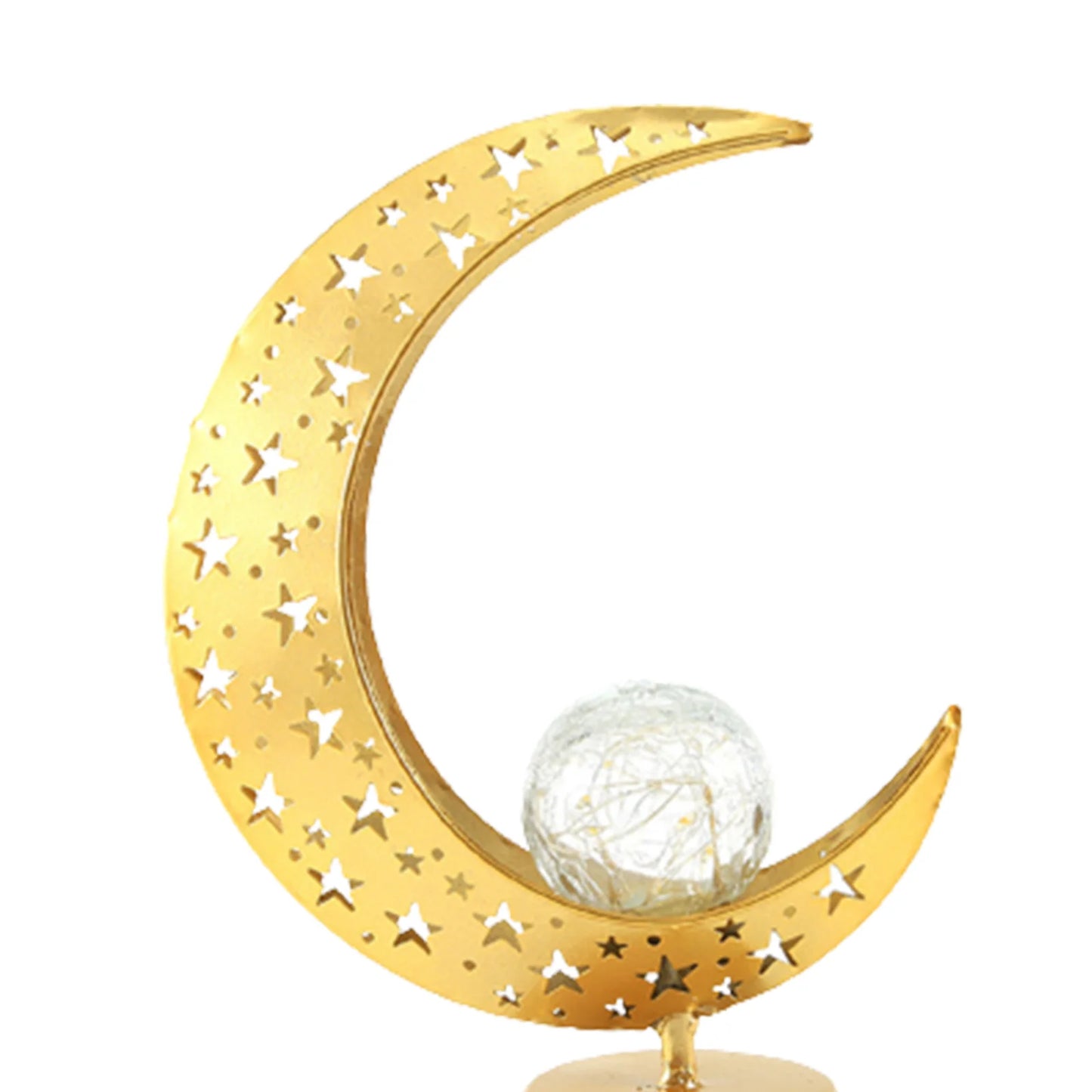 LED Ramadan Decorative Night Light - Wrought Iron Eid Table Lamp