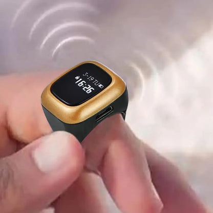 Smart Digital Prayer Counter Ring – Zikr & Tasbih Finger Counter with Time Display | S, M & L