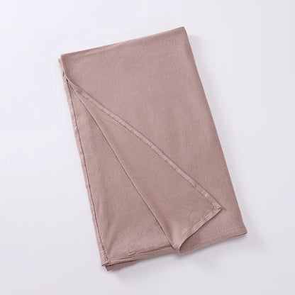 Jersey Instant Hijab – Plain Scarf, 180 × 70 cm