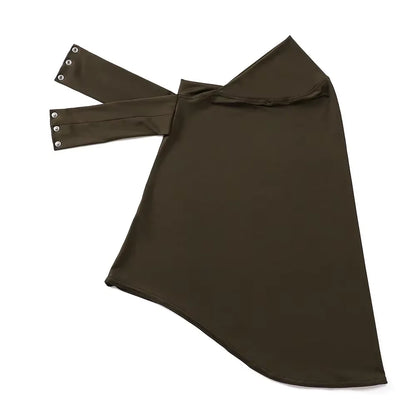 Instant Jersey Hijab Undercap – Full Cover Snap Fastener Head Wrap (16 Colors)