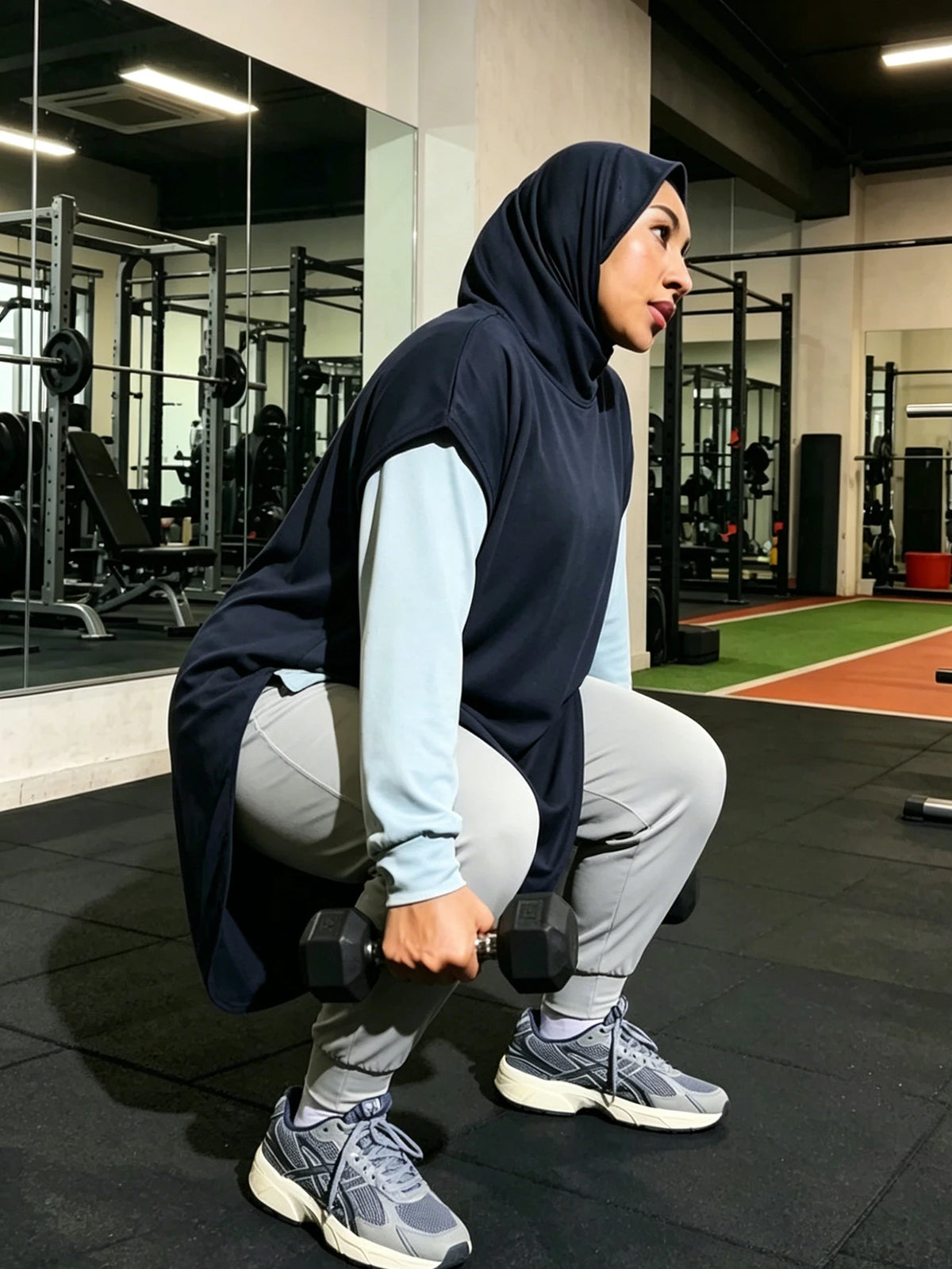 Hooded Sports Hijab – Easy-Wear Instant Headscarf
