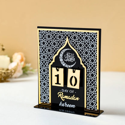 Ramadan Countdown Calendar – Eid Mubarak Home Decoration Ornament
