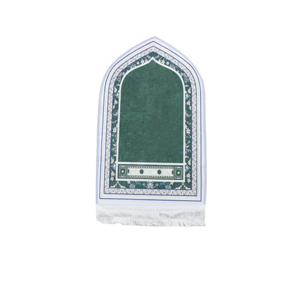 Portable Travel Prayer Mat – Thick Soft Non-Slip Muslim Rug | 35×60cm | 7 Colors & Prints