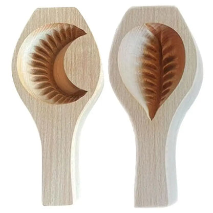 Wooden Mooncake & Eid Cookie Mold – Embossing Stamp for Baking & Gifting