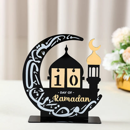 Ramadan Countdown Calendar – Eid Mubarak Home Decoration Ornament
