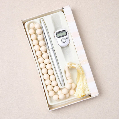 33 Prayer Beads Tasbih – 3-Piece Misbaha Set for Men & Women (4 Colors)