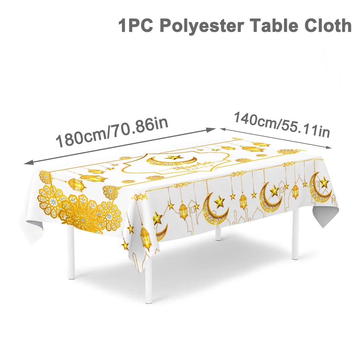 Ramadan Table Runner – Islamic Home & Party Decoration