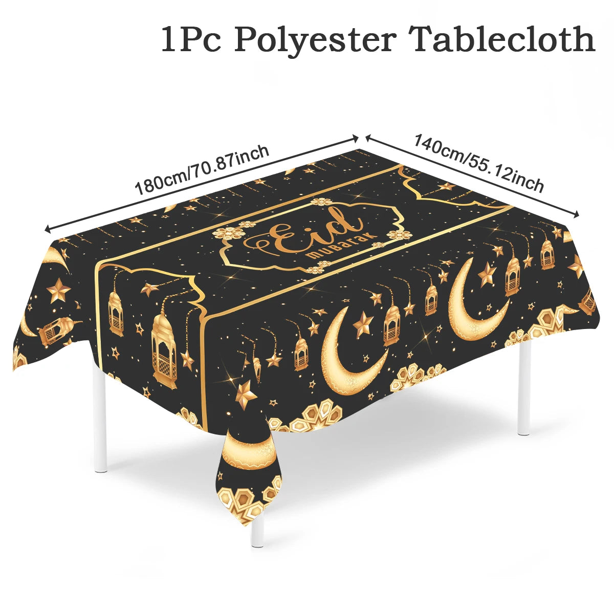 Ramadan Table Runner – Islamic Home & Party Decoration