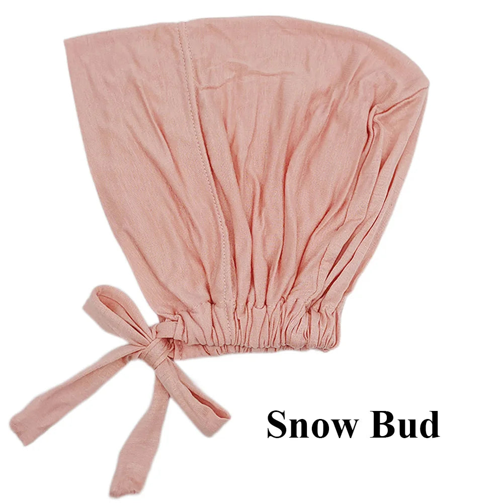Soft Modal Inner Hijab Cap – Islamic Underscarf Bonnet (24 Colors)