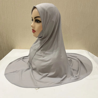 Women's Instant Hijab Scarf – Lightweight Linen Jersey Head Wrap, 13 Colors