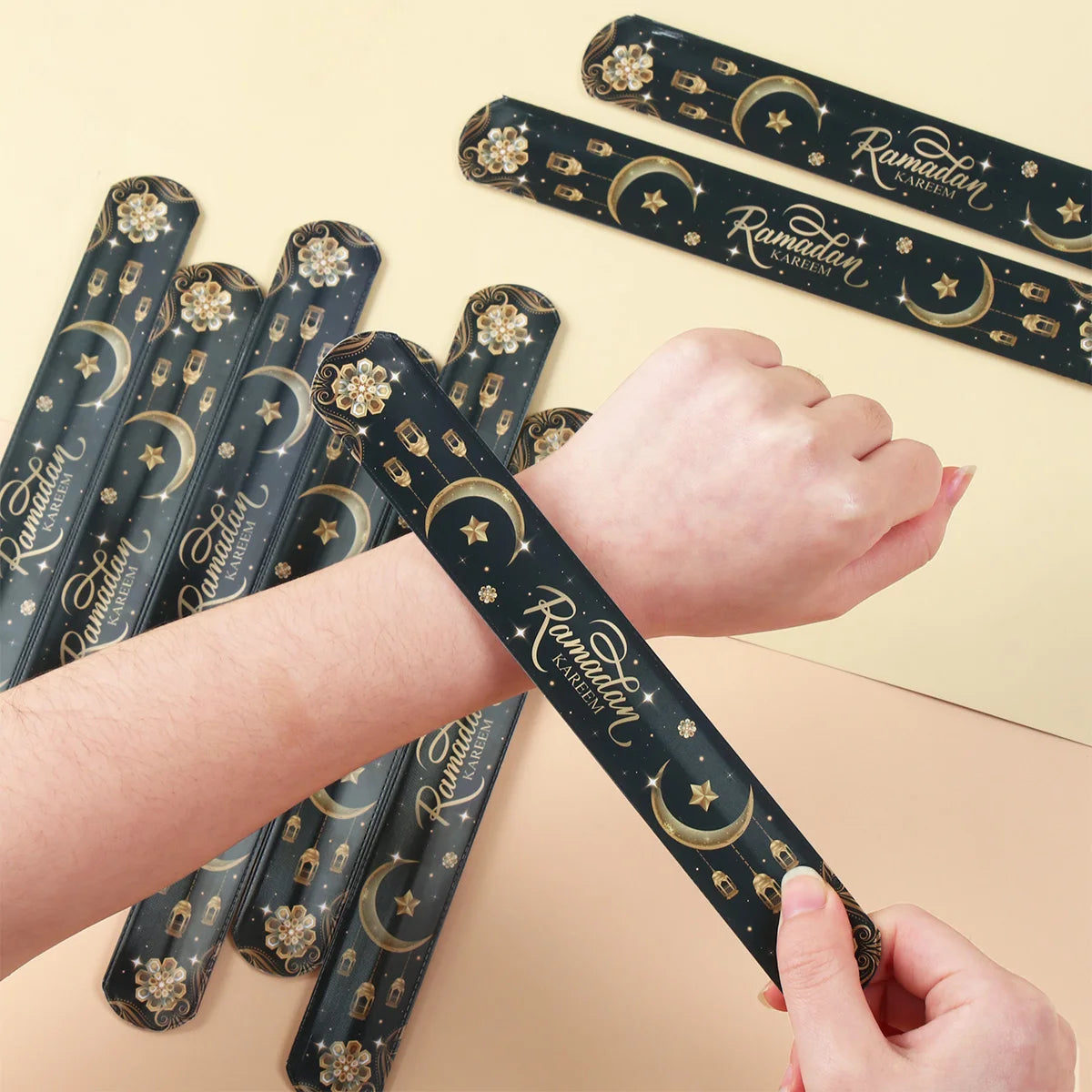 Eid Mubarak Slap Bracelet – Islamic Party Favor & Kids Gift