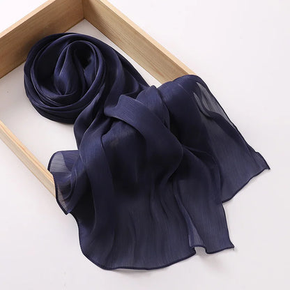Premium Chiffon Hijab Scarf for Women | Soft Long Veil & Shawl | 20 Colors