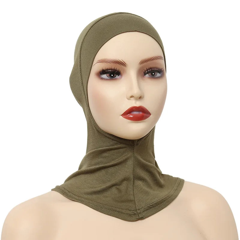 Women's Ninja Underscarf Inner Hijab Cap – Modal Velvet, 15 Colors