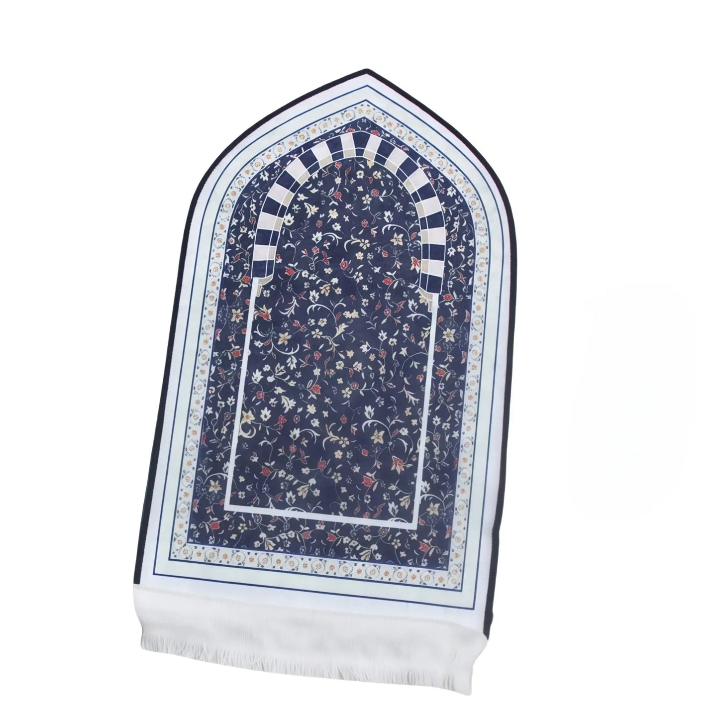 Portable Travel Prayer Mat – Thick Soft Non-Slip Muslim Rug | 35×60cm | 7 Colors & Prints
